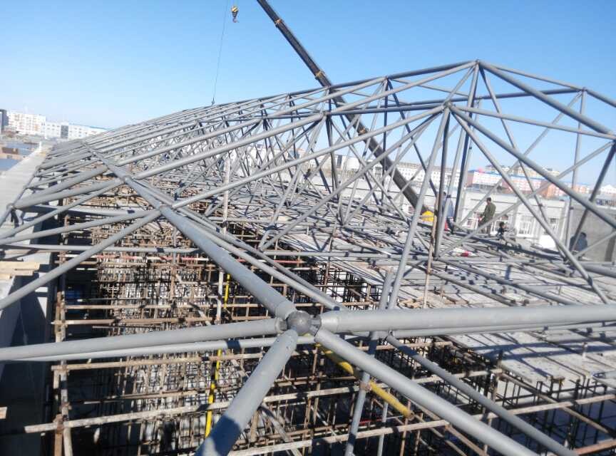 兰州商贸城屋顶网架工程